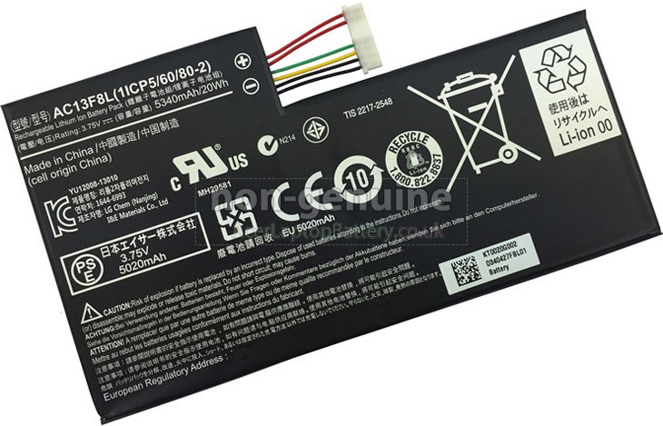 Battery for Acer AC13F8L laptop