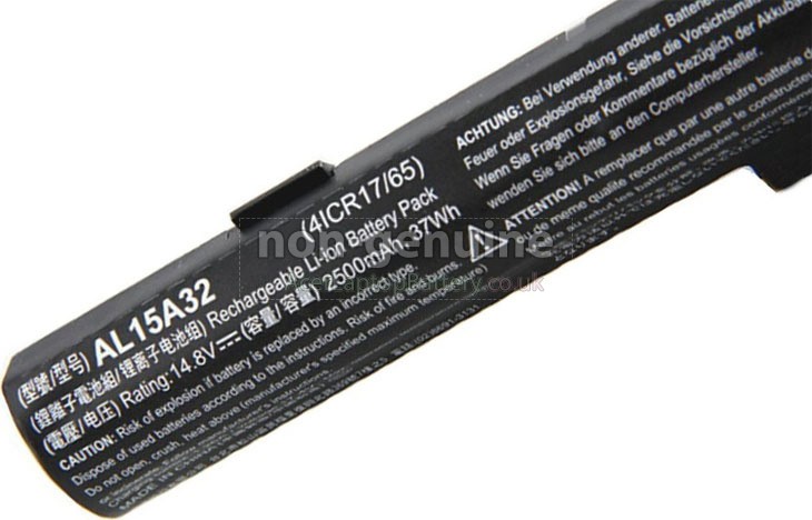 Battery for Acer AL15A32 laptop