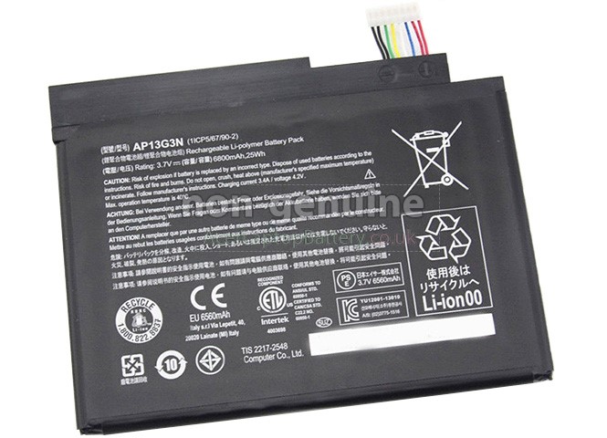 Battery for Acer AP13G3N laptop