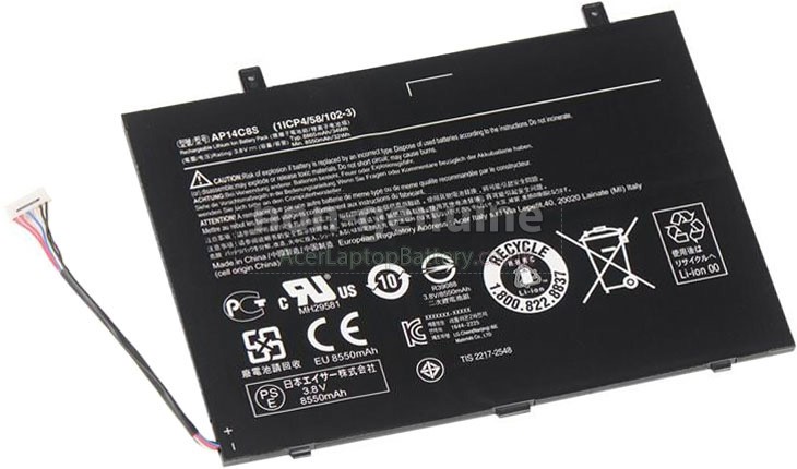 Battery for Acer Aspire SWITCH 11 SW5-111(NT.L66ED.001) laptop