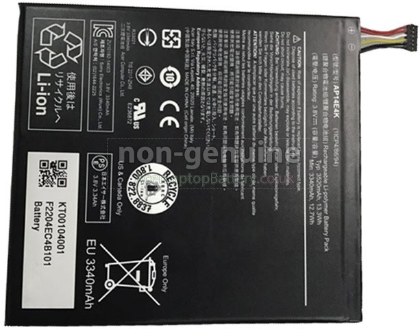Battery for Acer Iconia One 7 B1-750-103A laptop