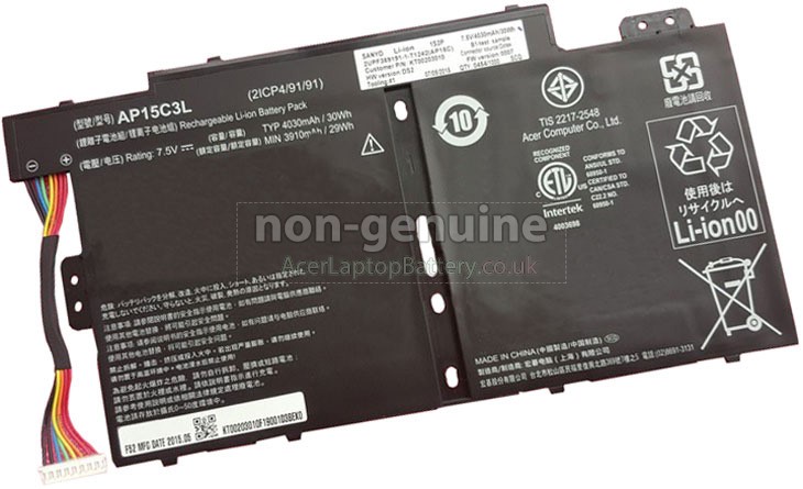 Battery for Acer KT00203010 laptop