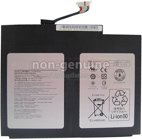 Battery for Acer Aspire SWITCH ALPHA 12 SA5-271-70EQ laptop