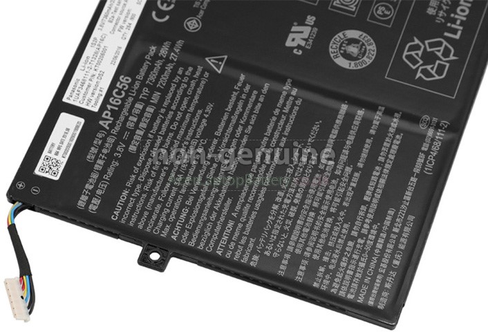 Battery for Acer SWITCH 10 V SW5-017 laptop