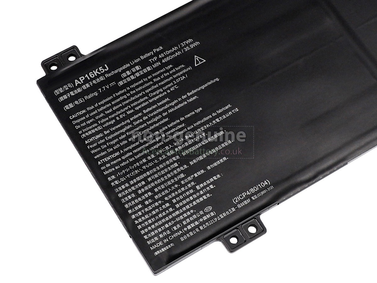 replacement Acer AP16K4J battery