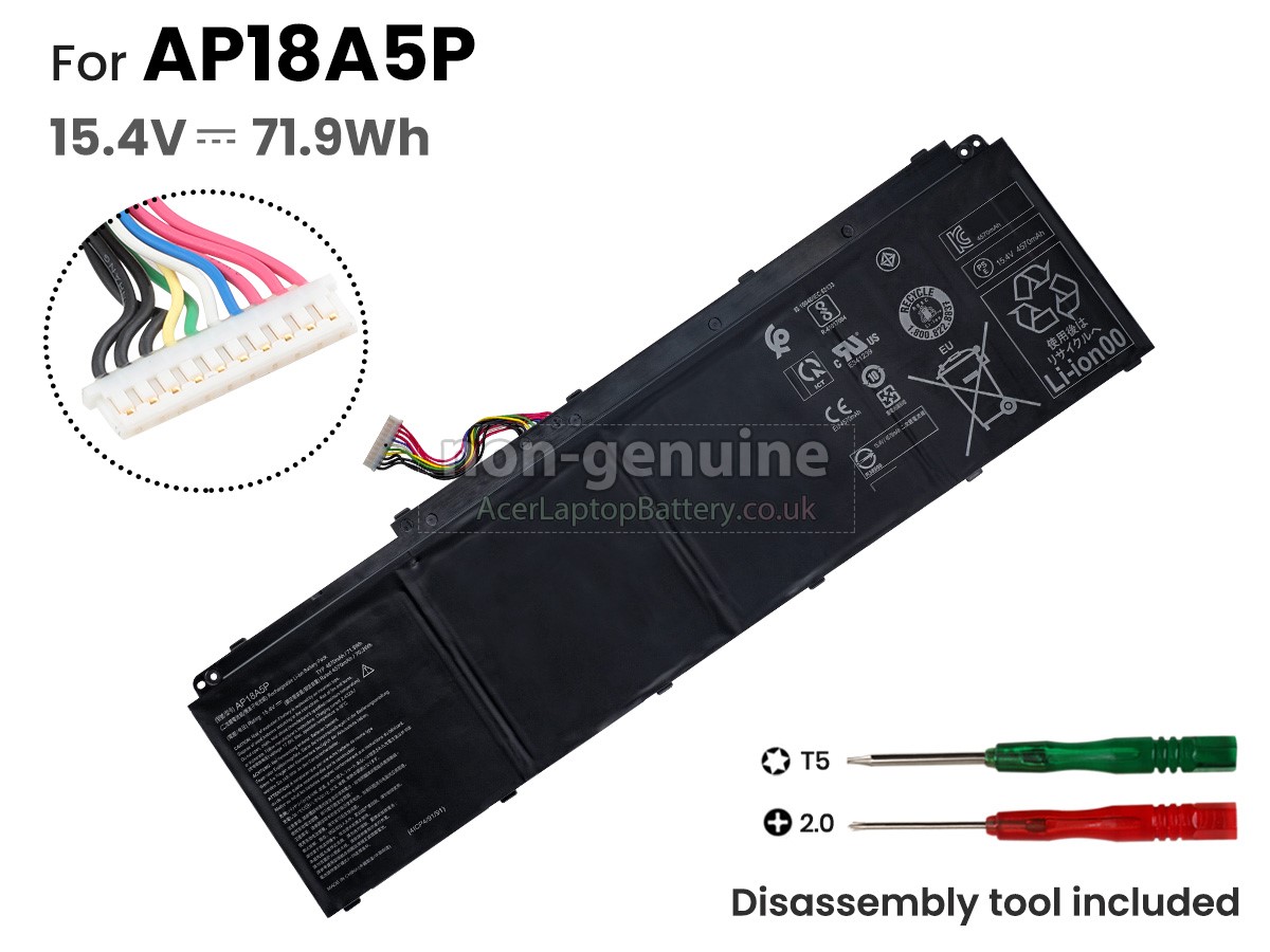 replacement Acer Predator TRITON 900 PT917-71-76VT battery