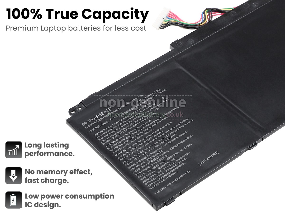replacement Acer Predator TRITON 900 PT917-71-76VT battery