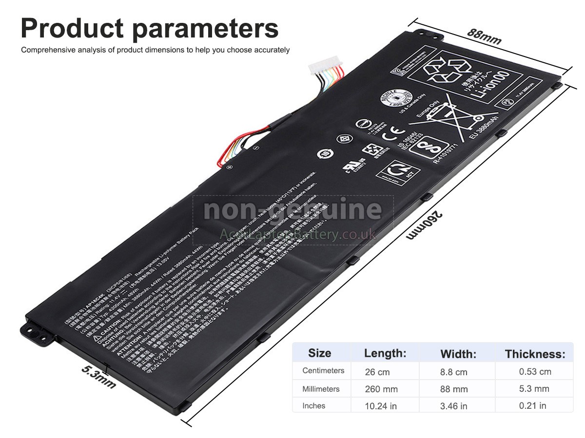 replacement Acer AP18C4K battery