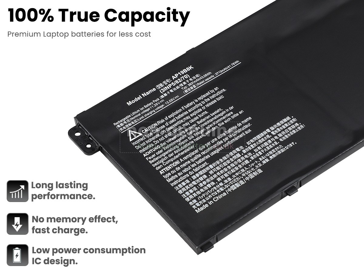 replacement Acer Aspire 3 A315-58-57GY battery