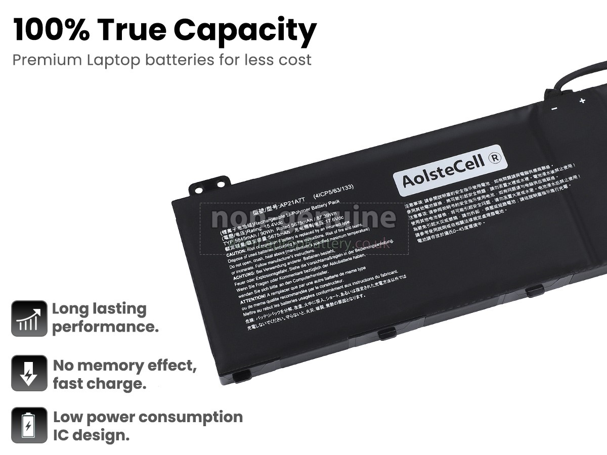 replacement Acer Predator HELIOS 18 PH18-71-954N battery