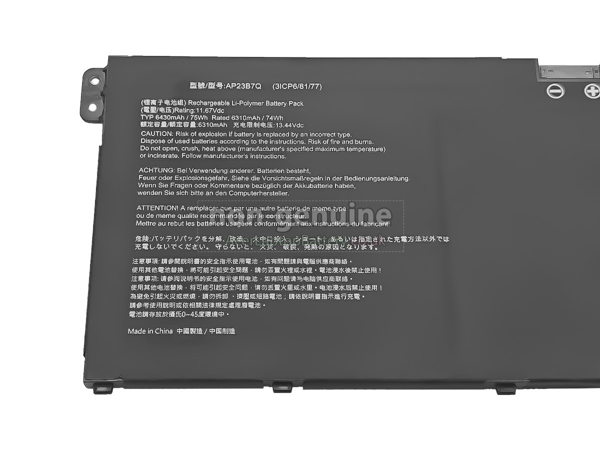 replacement Acer SWIFT 14 AI SF14-11T battery