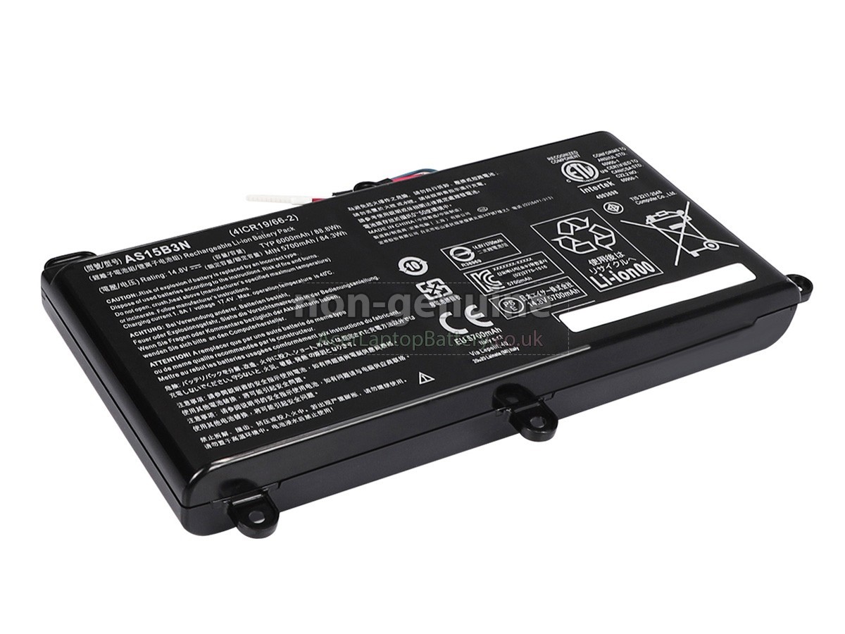 replacement Acer Predator 15 G9-592-73DA battery