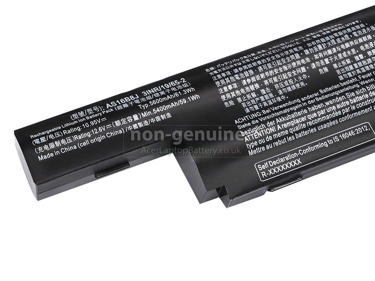 replacement Acer AS16A5K battery