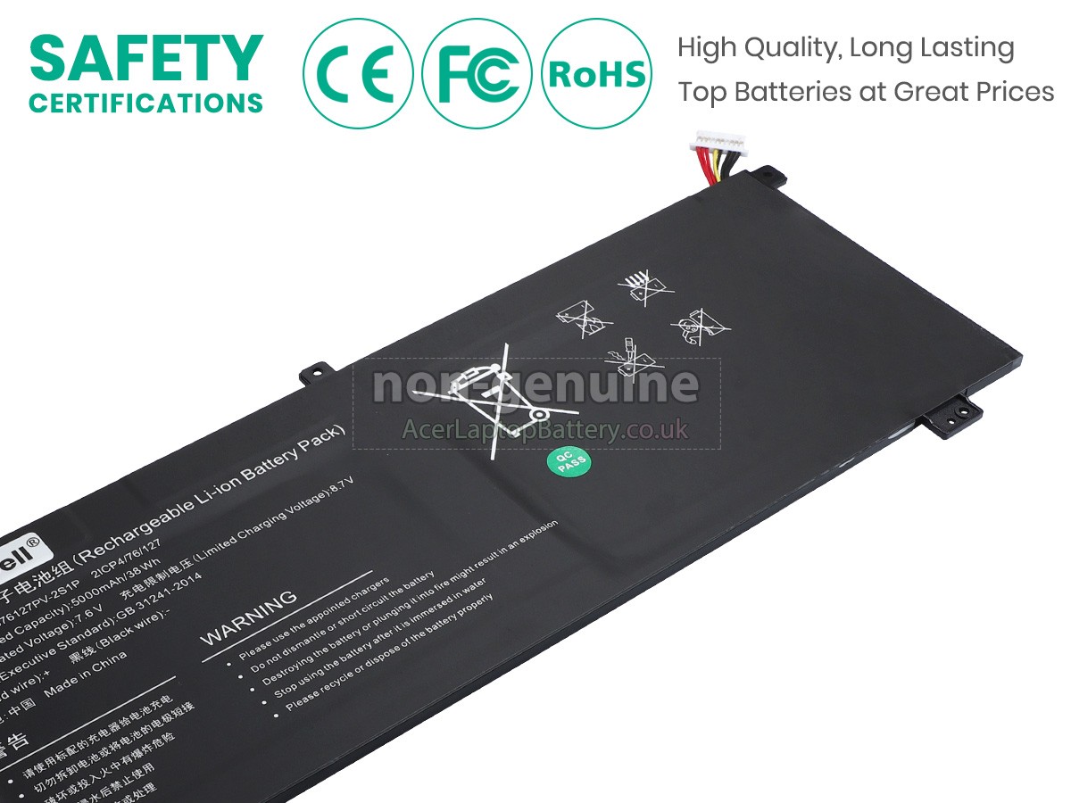 replacement Gateway 4886280P battery