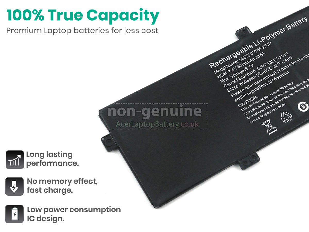 replacement Gateway 4886280P battery