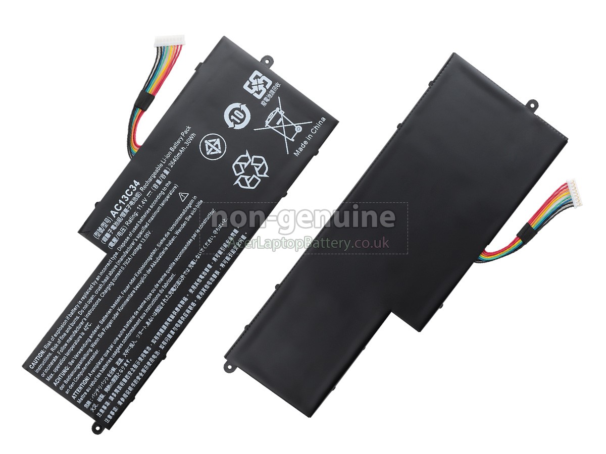 replacement Acer AC13C34(3ICP5/60/80) battery
