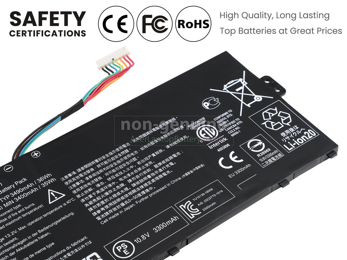 replacement Acer Chromebook SPIN 511 R752TN-C02V battery