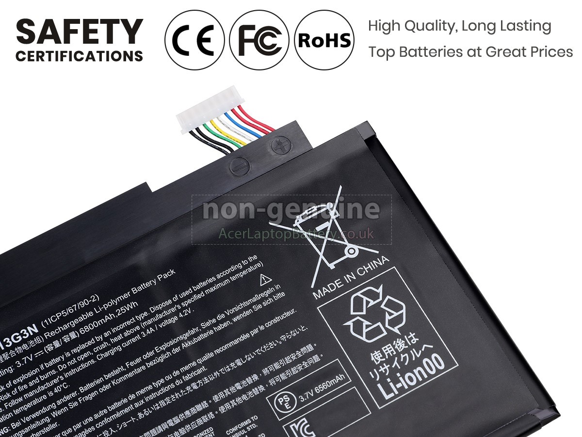 replacement Acer ZEIV4 battery