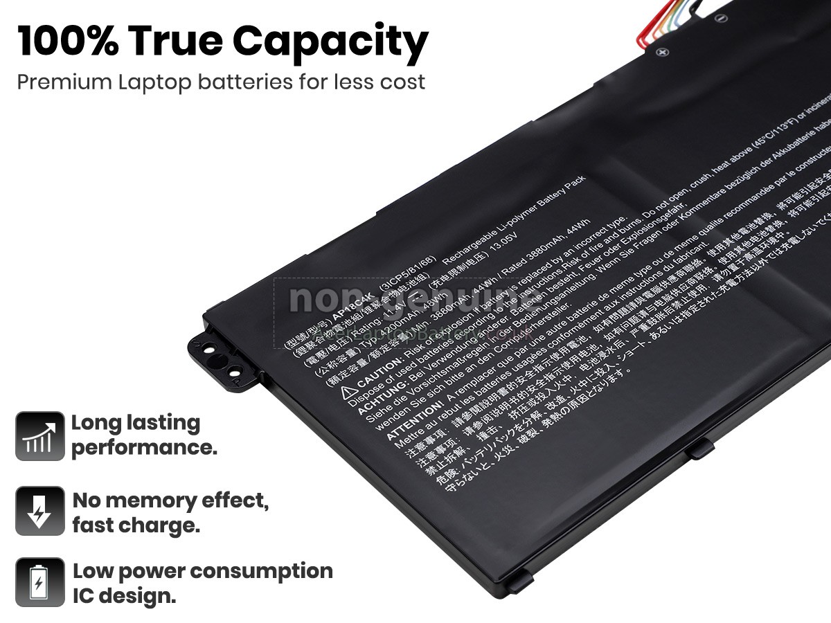 replacement Acer AP18C4K battery