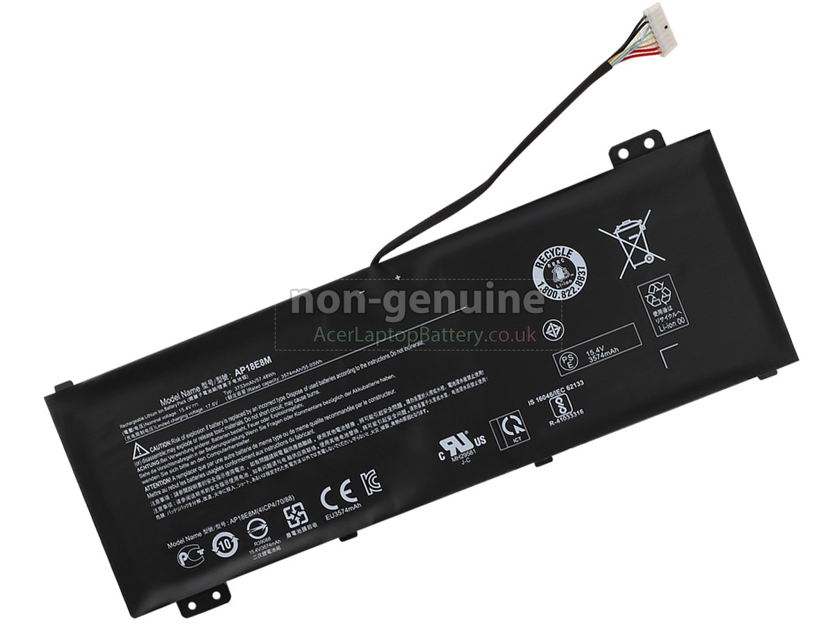 replacement Acer NITRO 5 AN515-55-7800 battery