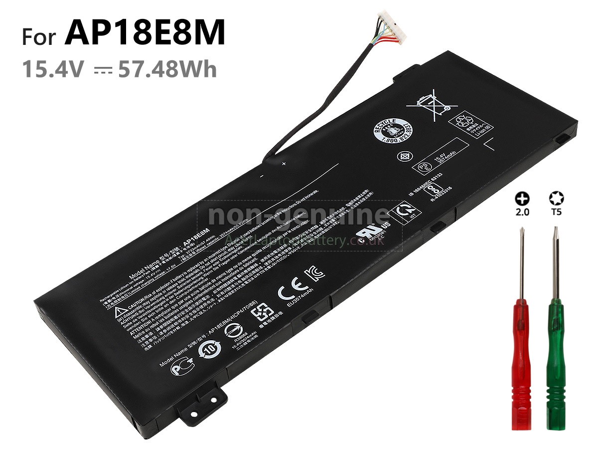 replacement Acer NITRO 5 AN515-55-77QU battery