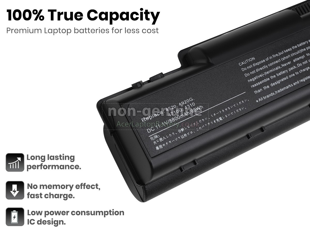 replacement Acer BT.00607.013 battery