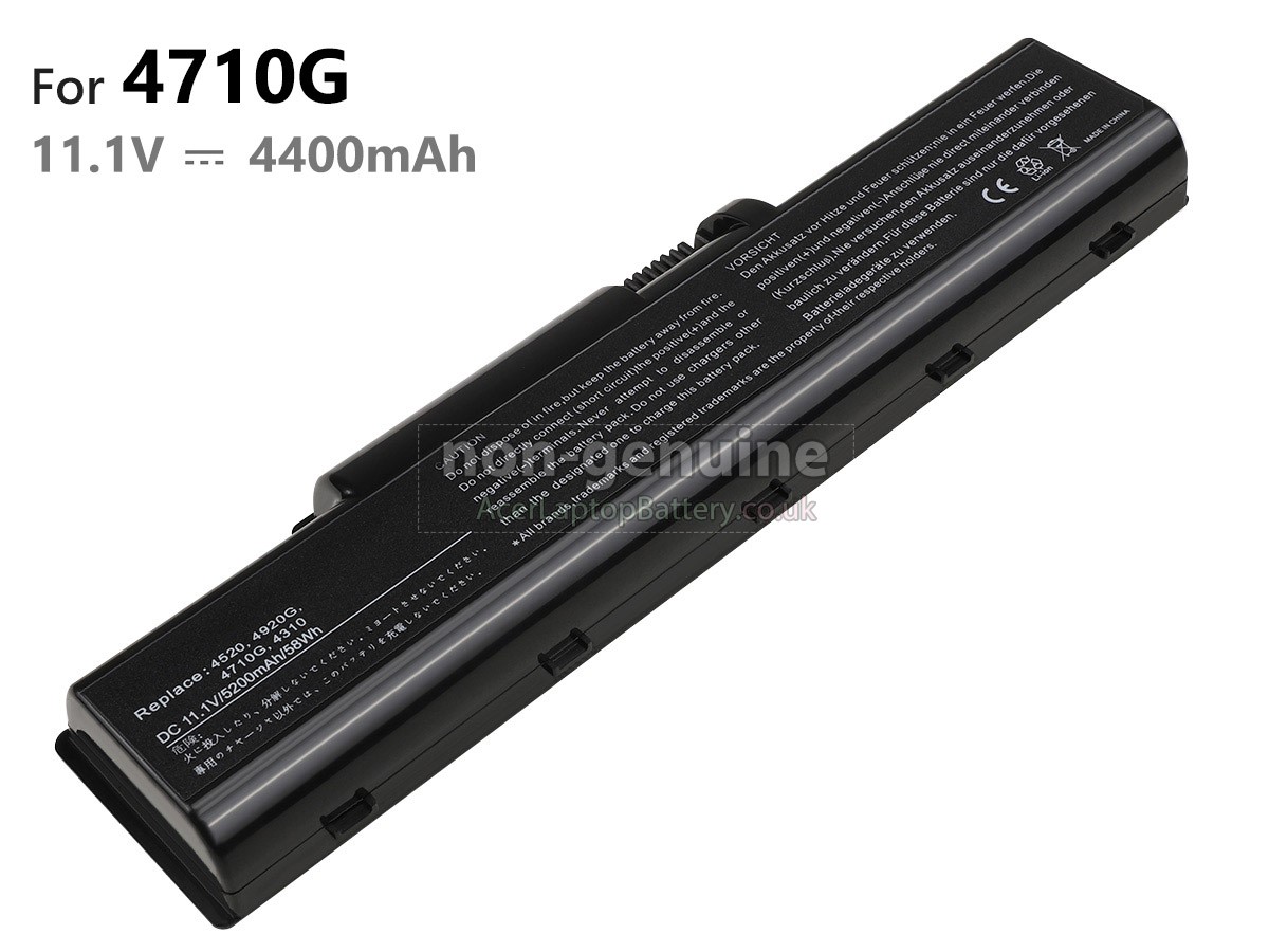 replacement Acer Aspire 5738G-644G32MN battery
