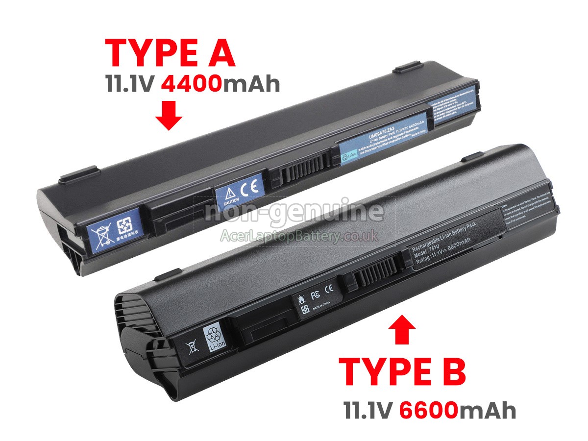 replacement Acer UM09A31 battery