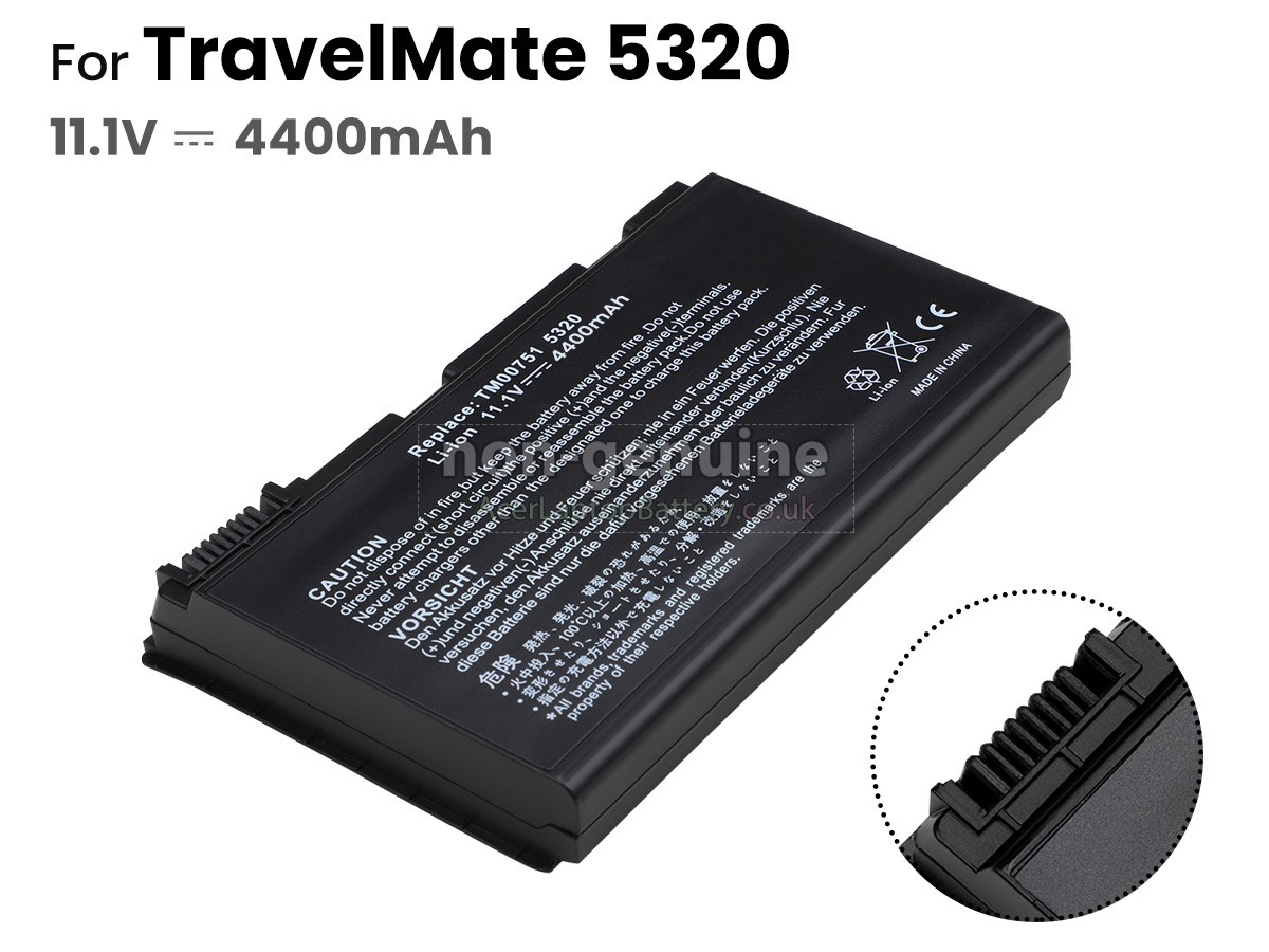 replacement Acer TravelMate 5730G battery