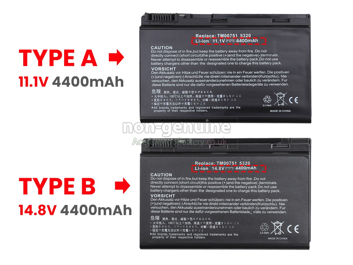 replacement Acer Extensa 5630G battery