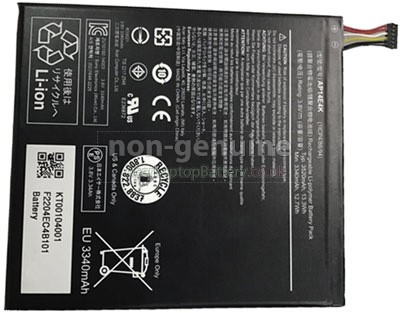 replacement Acer Iconia One 7 B1-750-103A battery