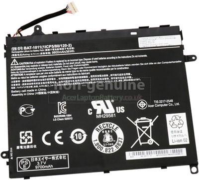 replacement Acer Iconia Tab A510 battery